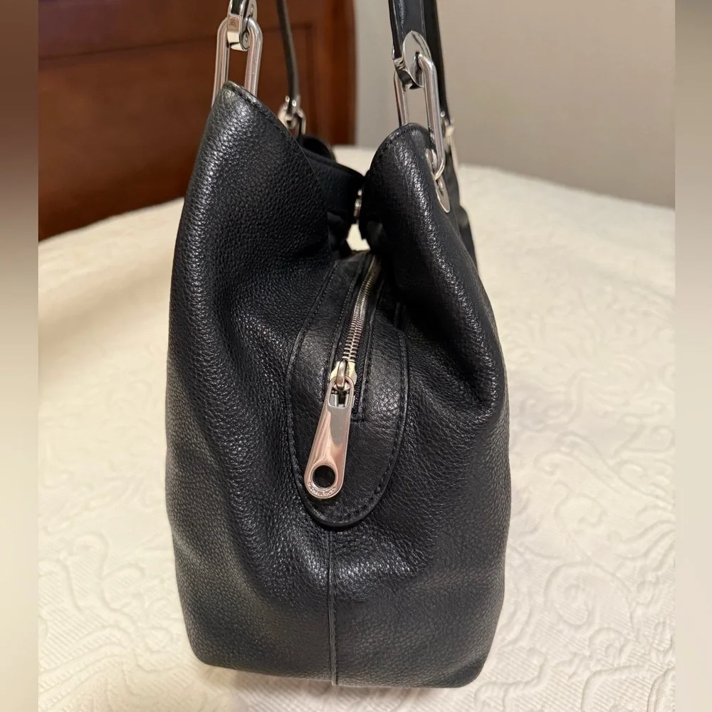Michael Kors Black Leather Shoulder Bag